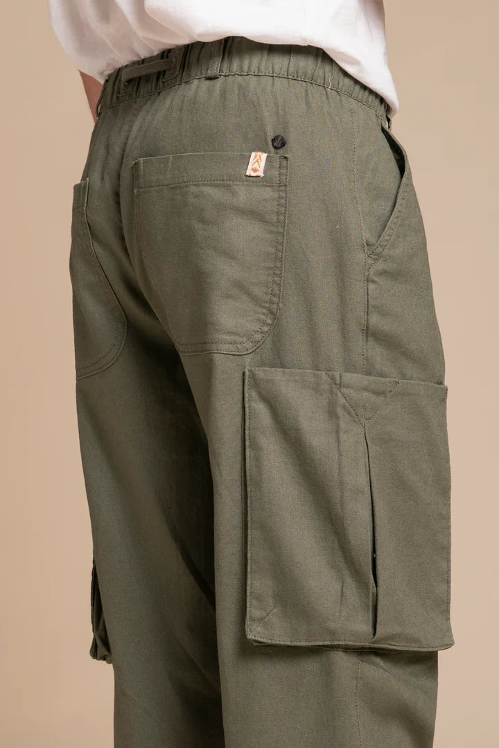 Pantalone cargo in lino Impure