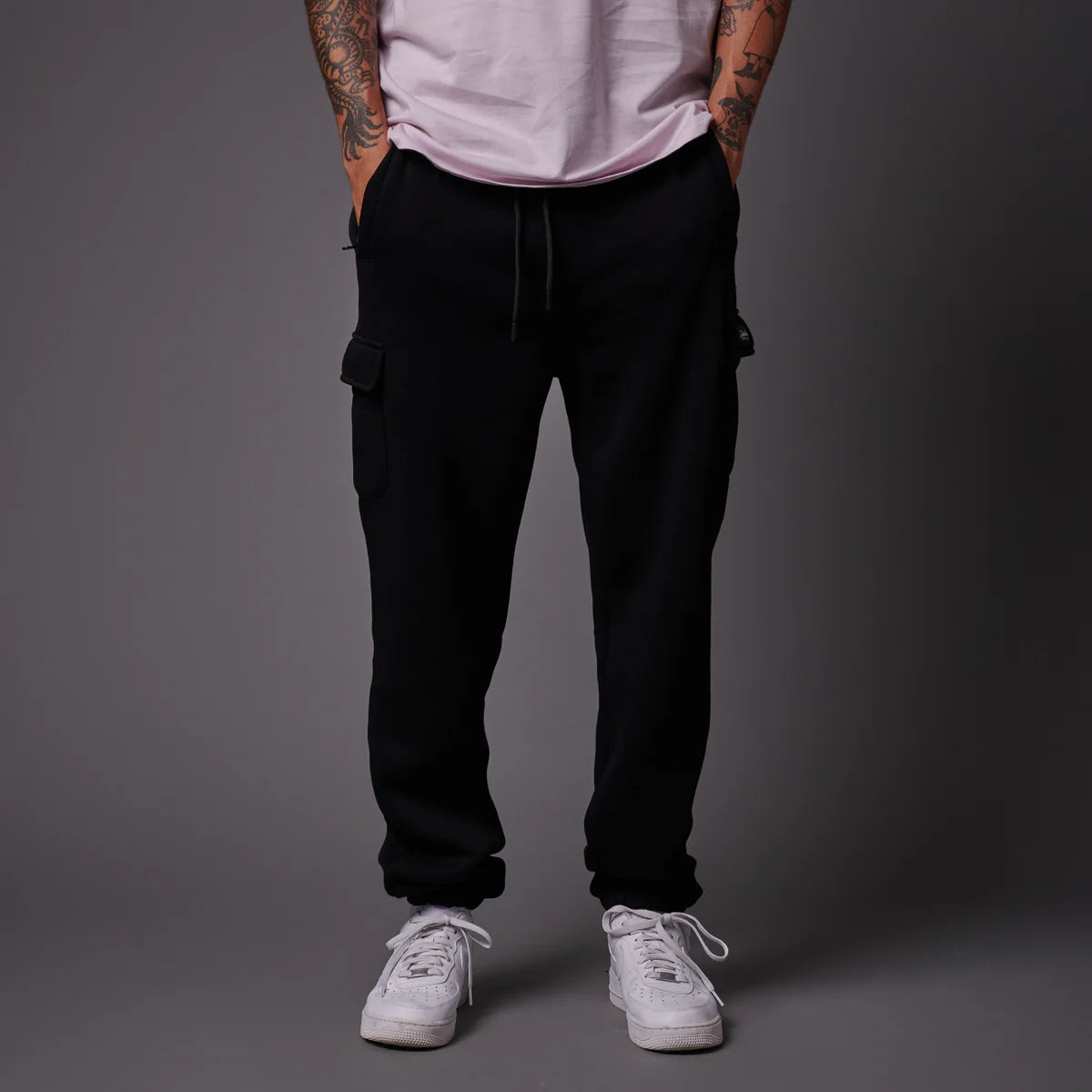 pantalone in felpa cargo Dolly Noire