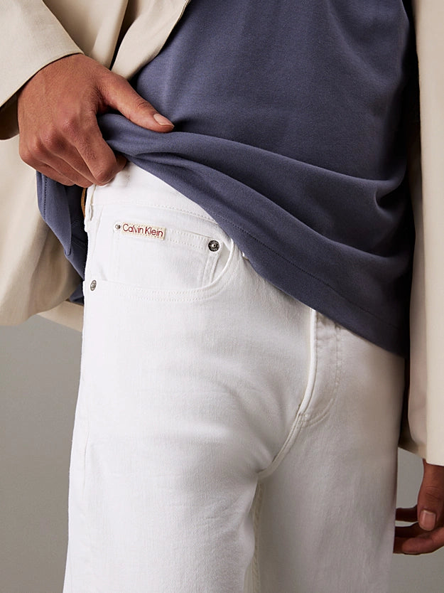 Jeans bianco Calvin Klein Jeans