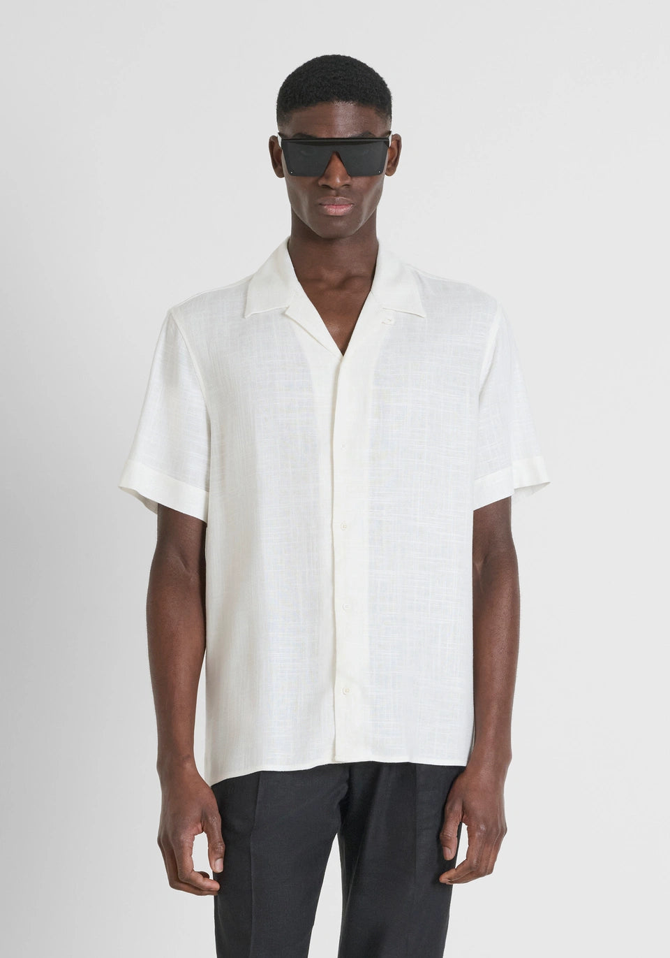 Camicia in lino maniche corte Antony Morato