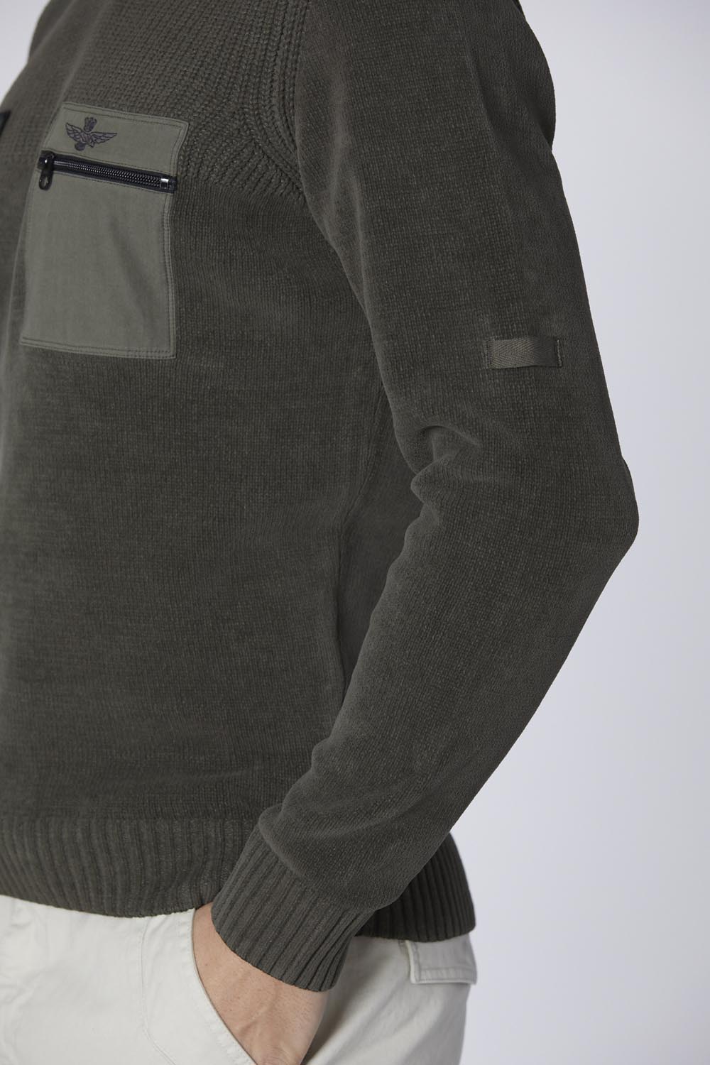 Maglione con taschino Aeronautica Militare