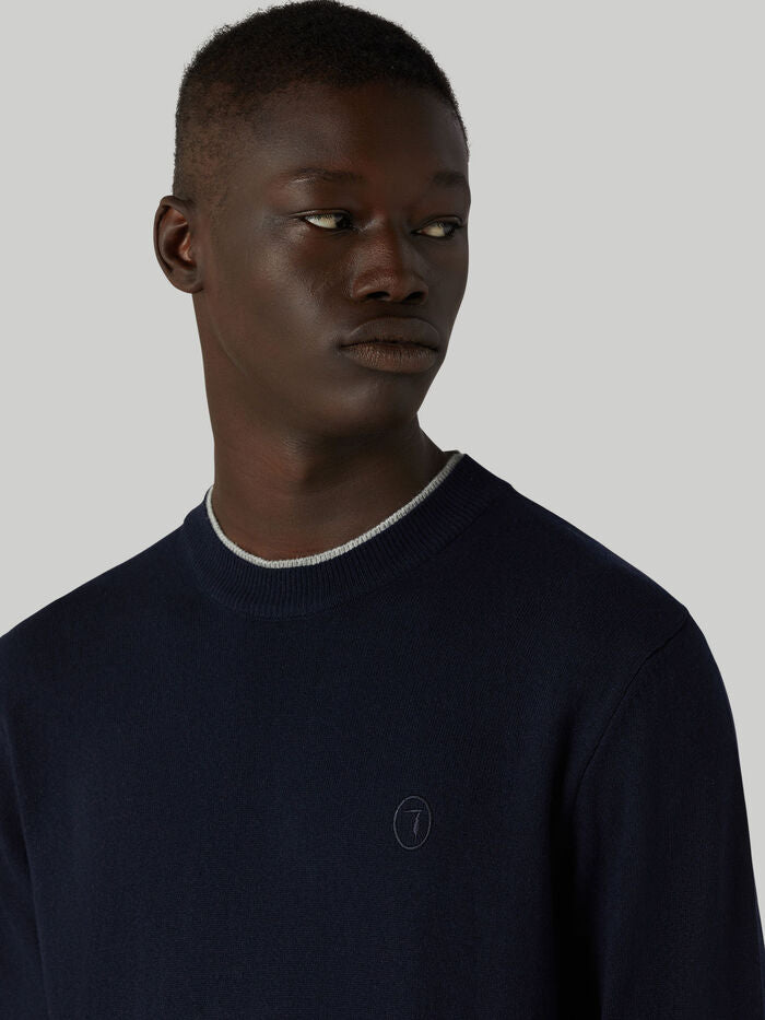 Pullover regular fit in mista lana e cashmere 52M00519