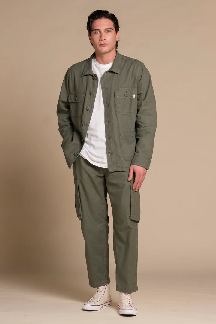 Pantalone cargo in lino Impure