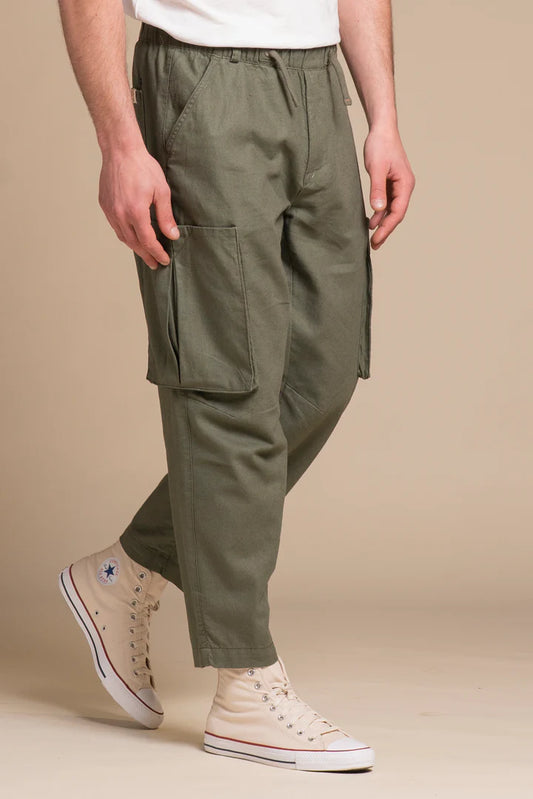 Pantalone cargo in lino Impure
