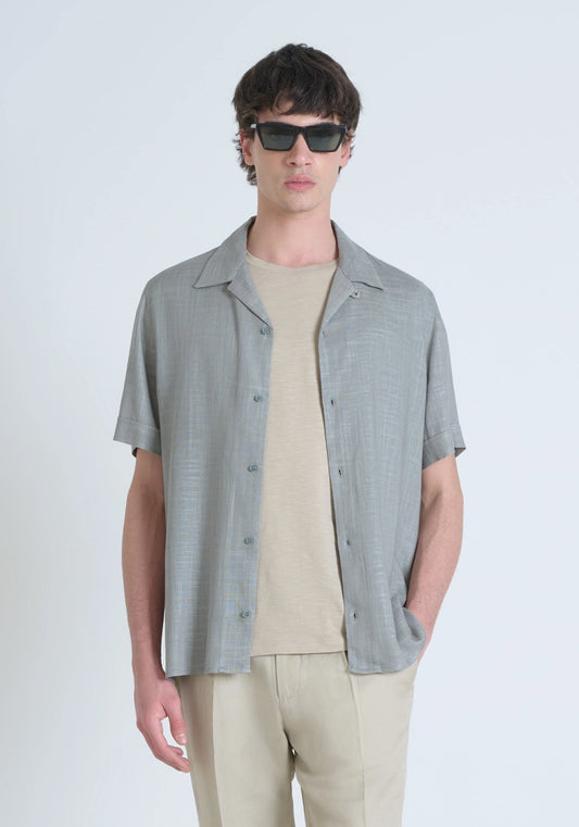 Camicia in lino maniche corte Antony Morato