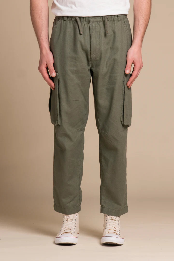 Pantalone cargo in lino Impure