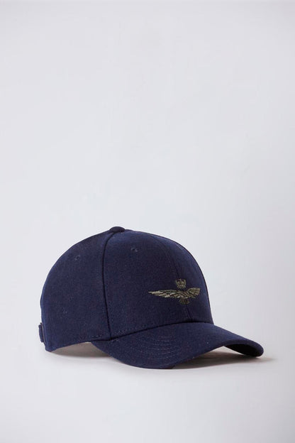 Cappellino in misto lana ricamato Aeronautica Militare