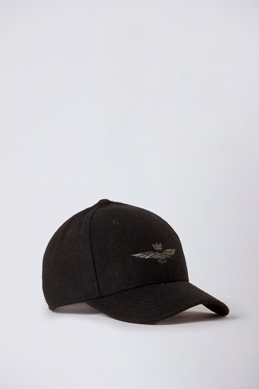 Cappellino in misto lana ricamato Aeronautica Militare