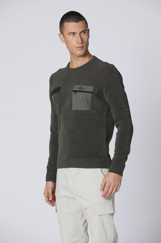 Maglione con taschino Aeronautica Militare