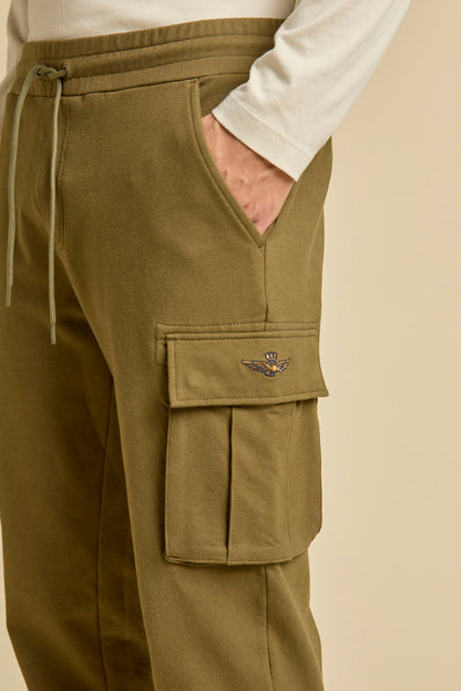 Pantalone cargo in felpa Aeronautica Militare